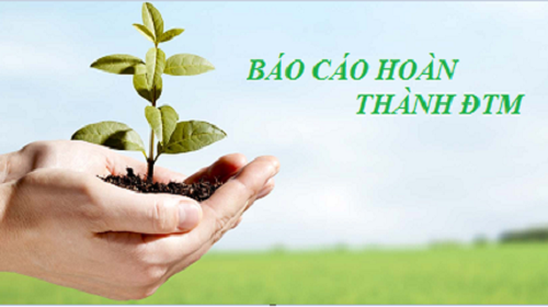 báo cáo hoàn thành ĐTM báo cáo hoàn thành ĐTM