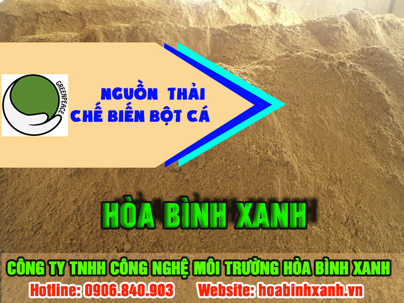Xác định nguồn thải quá trình chế biến bột cá để xử lý nước thải chế biến bột cá Xác định nguồn thải quá trình chế biến bột cá để xử lý nước thải chế biến bột cá