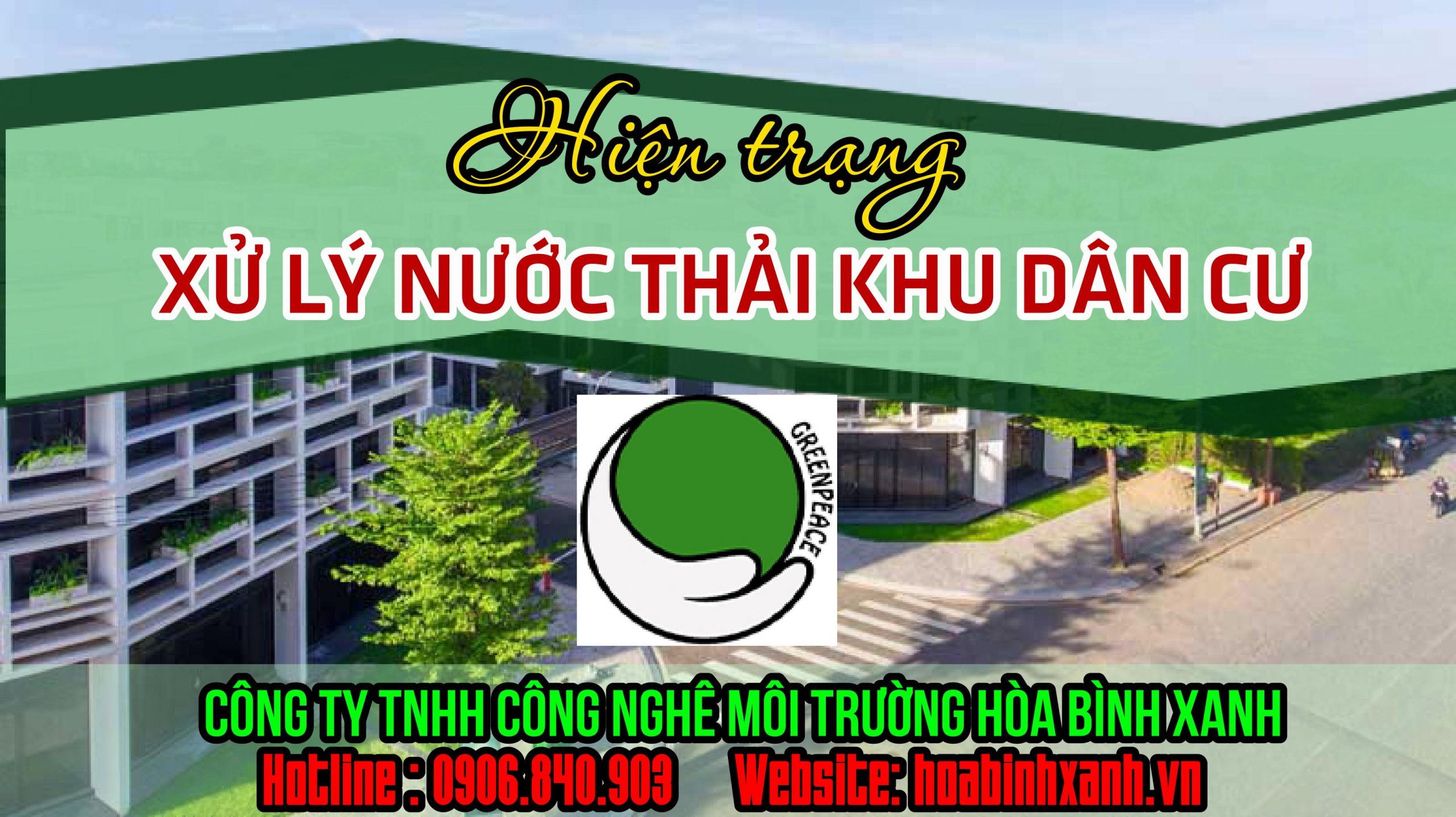 Hiện trạng xử lý nước thải khu dân cư Hiện trạng xử lý nước thải khu dân cư