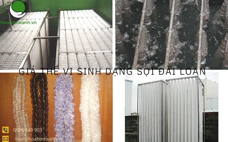 Phương pháp lắp đặt giá thể vi sinh dạng sợi Đài Loan Phương pháp lắp đặt giá thể vi sinh dạng sợi Đài Loan