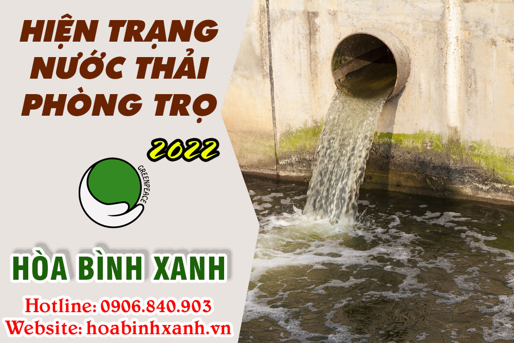 Hiện trạng xử lý nước thải phòng trọ Hiện trạng xử lý nước thải phòng trọ