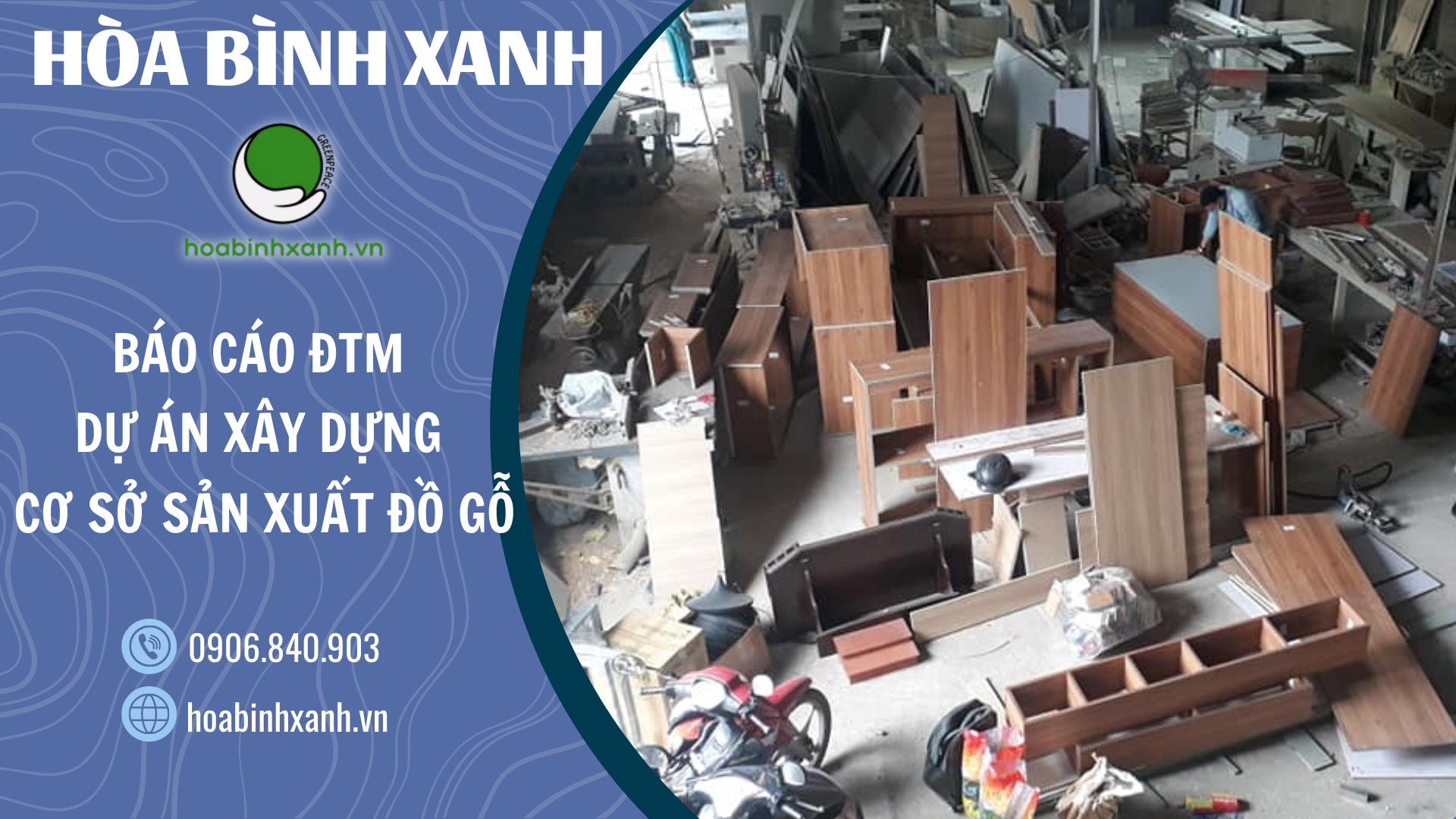 Báo cáo ĐTM cơ sở sản xuất đồ gỗ Báo cáo ĐTM cơ sở sản xuất đồ gỗ