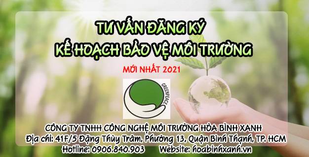 Đăng ký kế hoạch môi trường - Hòa Bình Xanh