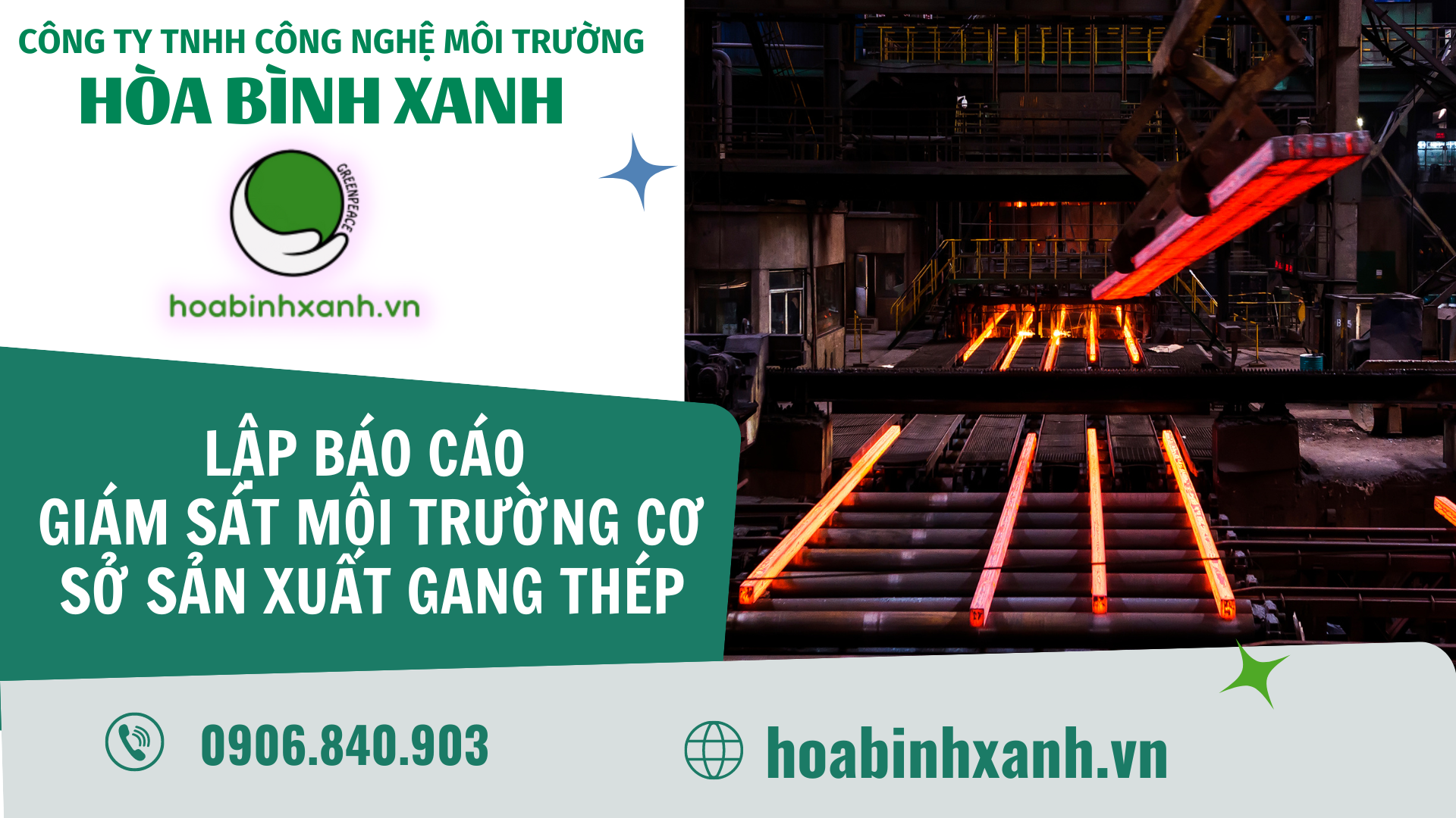 Lập báo cáo giám sát môi trường cssx gang thép Lập báo cáo giám sát môi trường cssx gang thép
