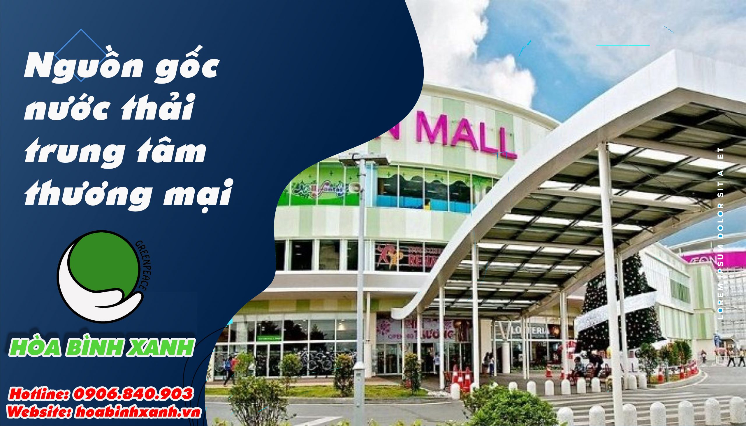 Nguồn gốc và đặc trưng của nước thải trung tâm thương mại Nguồn gốc và đặc trưng của nước thải trung tâm thương mại