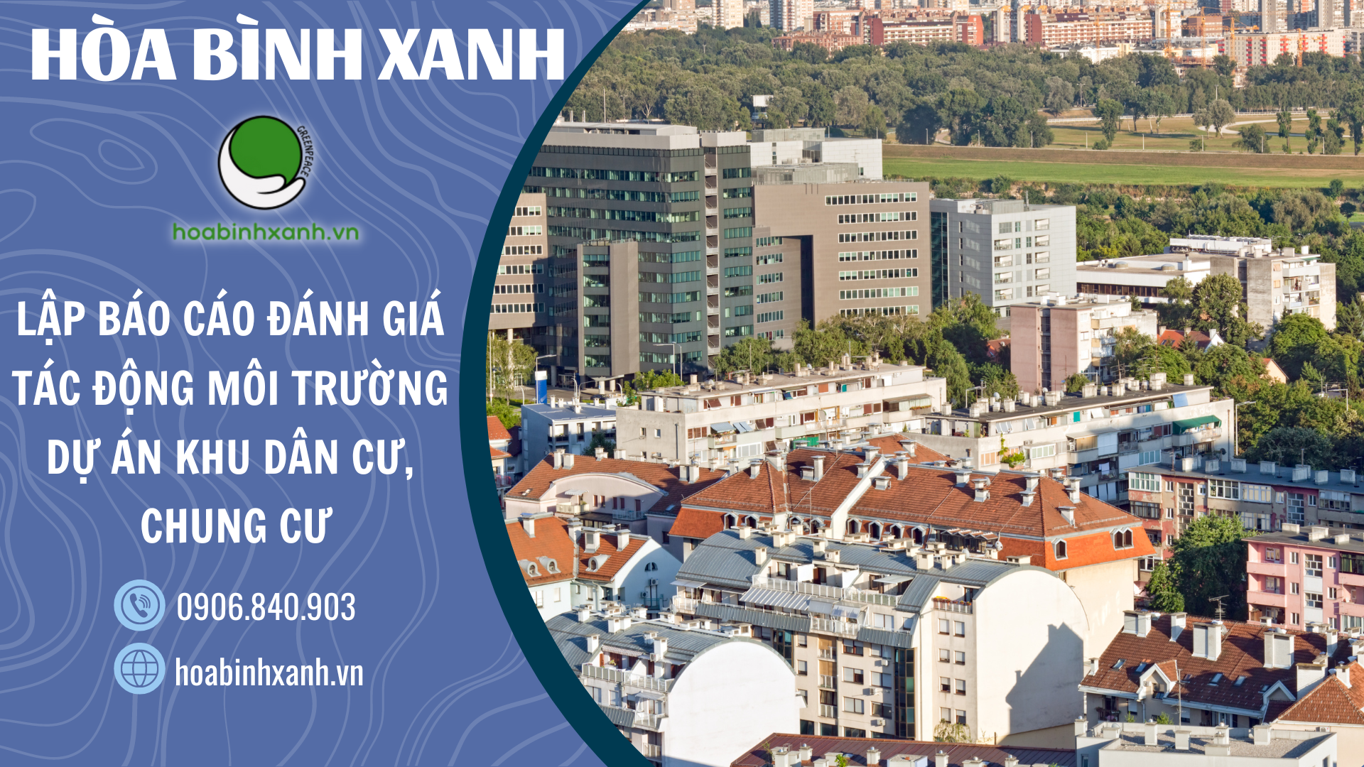 Lập báo cáo đánh giá tác động môi trường khu dân cư, chung cư Lập báo cáo đánh giá tác động môi trường khu dân cư, chung cư