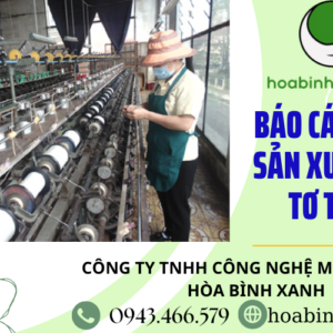 Báo cáo ĐTM sản xuất sợi tơ tằm