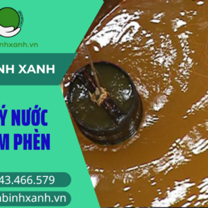 Xử lý nước thải nhiễm phèn