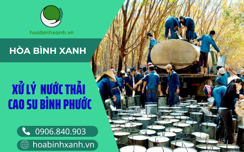 Xử lý nước thải cao su Bình Phước Xử lý nước thải cao su Bình Phước