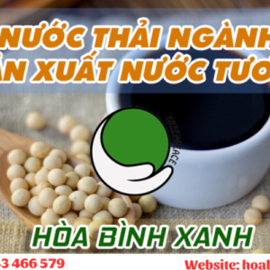 Nước thải sản xuất nước tương