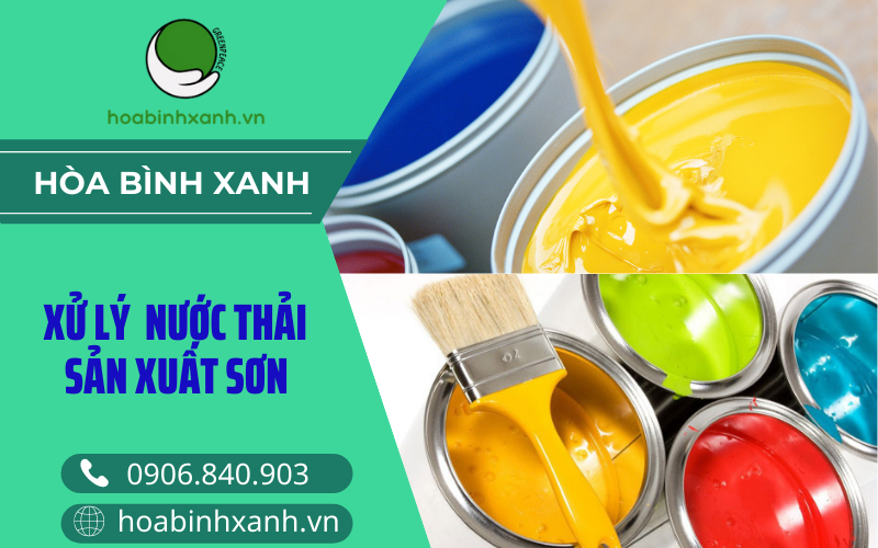 Xử lý nước thải sản xuất sơn