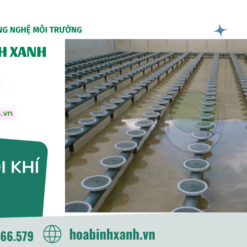 Đĩa thổi khí sau khi lắp đặt
