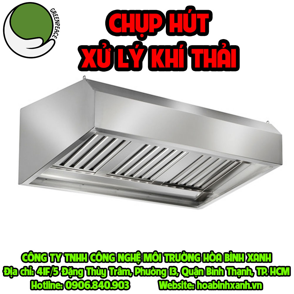 Chụp hút xử lý khí thải cục bộ - Hòa Bình Xanh