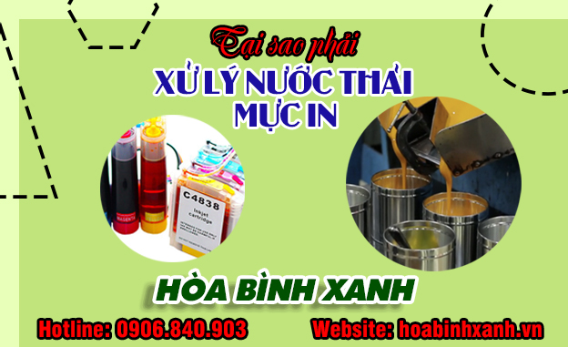 Tại sao phải xử lý nước thải mực in Tại sao phải xử lý nước thải mực in