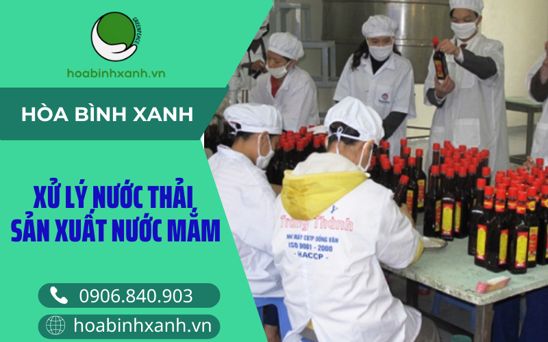 Xử lý nước thải sản xuất nước mắm Xử lý nước thải sản xuất nước mắm