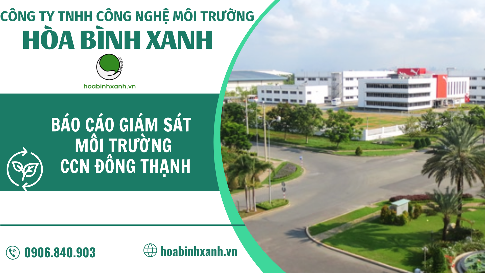 Báo cáo giám sát môi trường CCN Đông Thạnh Báo cáo giám sát môi trường CCN Đông Thạnh