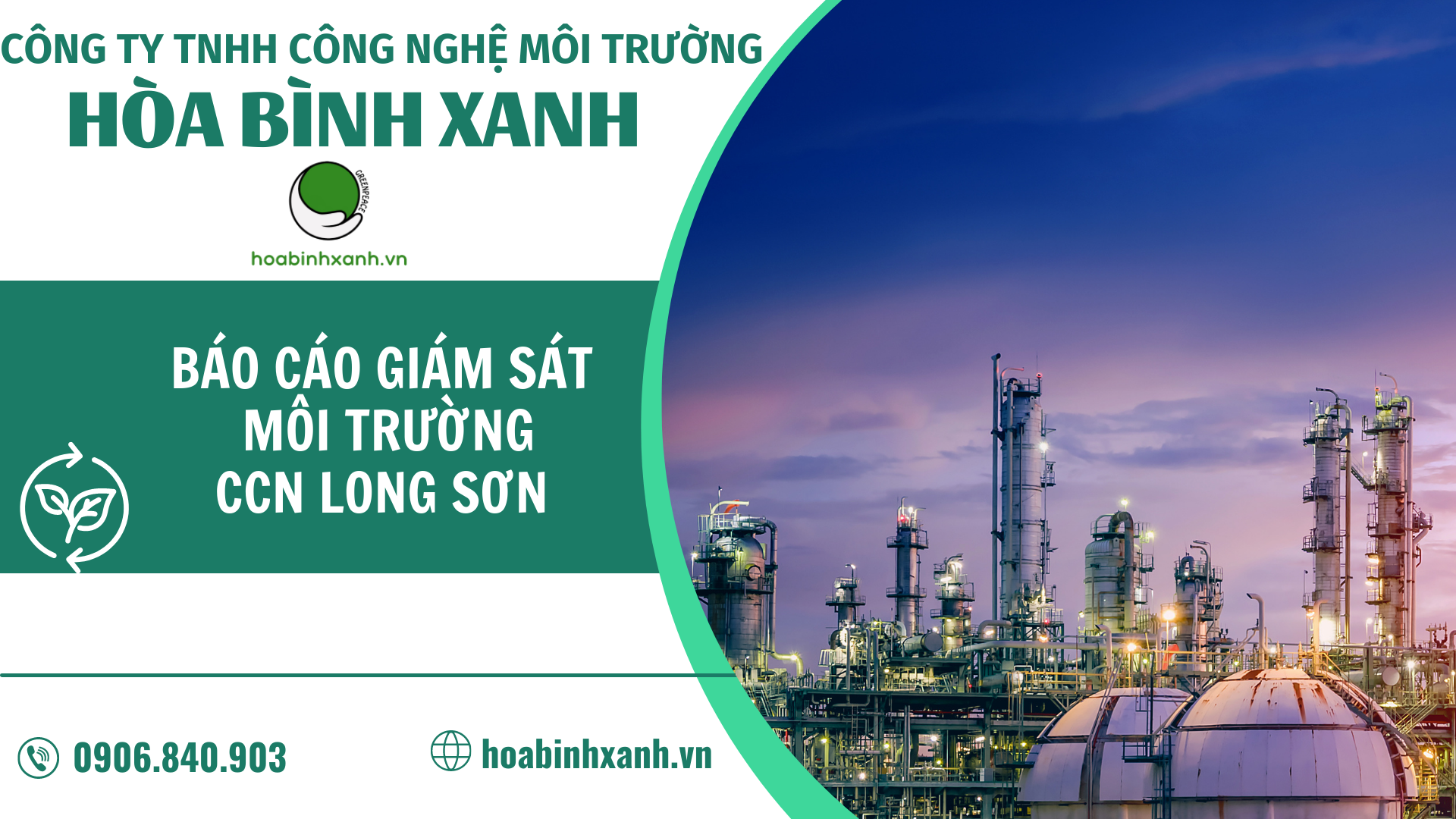 Báo cáo giám sát môi trường CCN Long Sơn Báo cáo giám sát môi trường CCN Long Sơn
