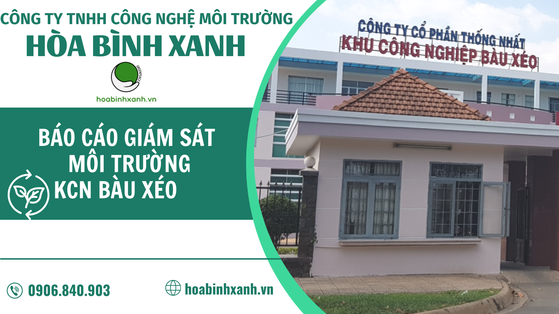 Báo cáo giám sát môi trường KCN Bàu Xéo Báo cáo giám sát môi trường KCN Bàu Xéo