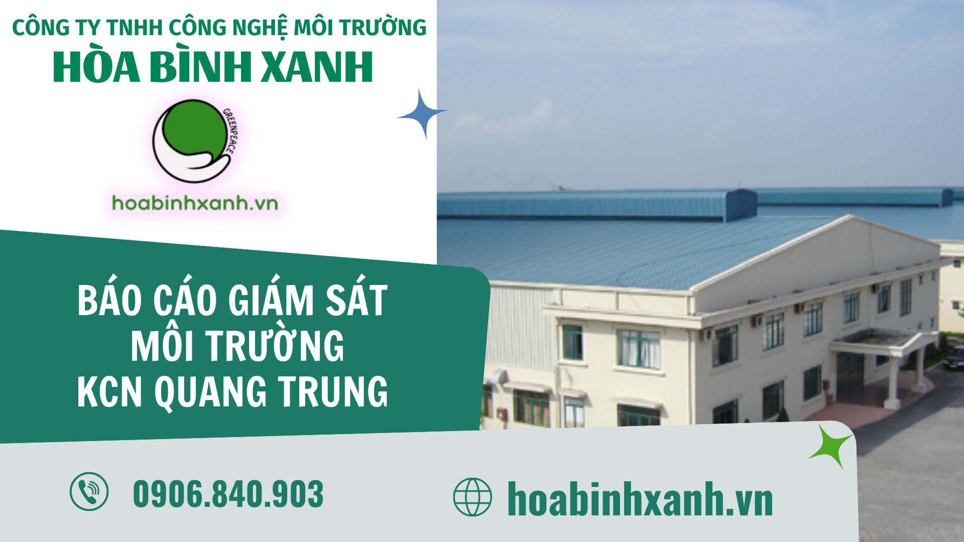 Báo cáo giám sát môi trường KCN Quang Trung Báo cáo giám sát môi trường KCN Quang Trung