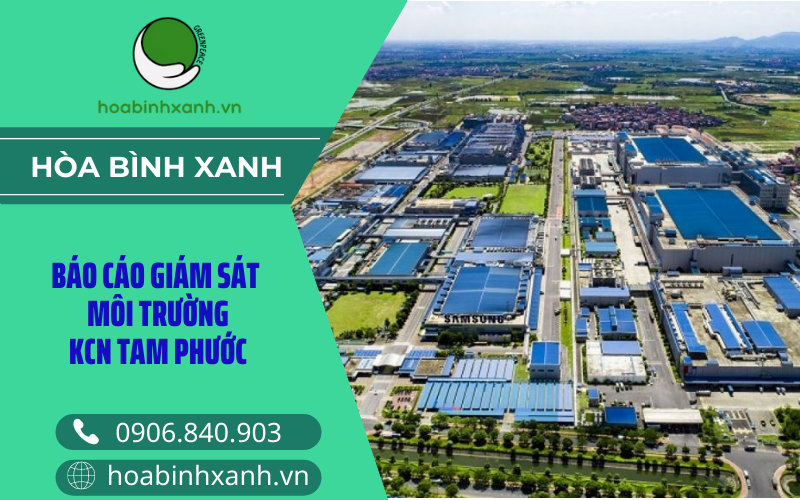 Báo cáo giám sát môi trường KCN Tam Phước Báo cáo giám sát môi trường KCN Tam Phước