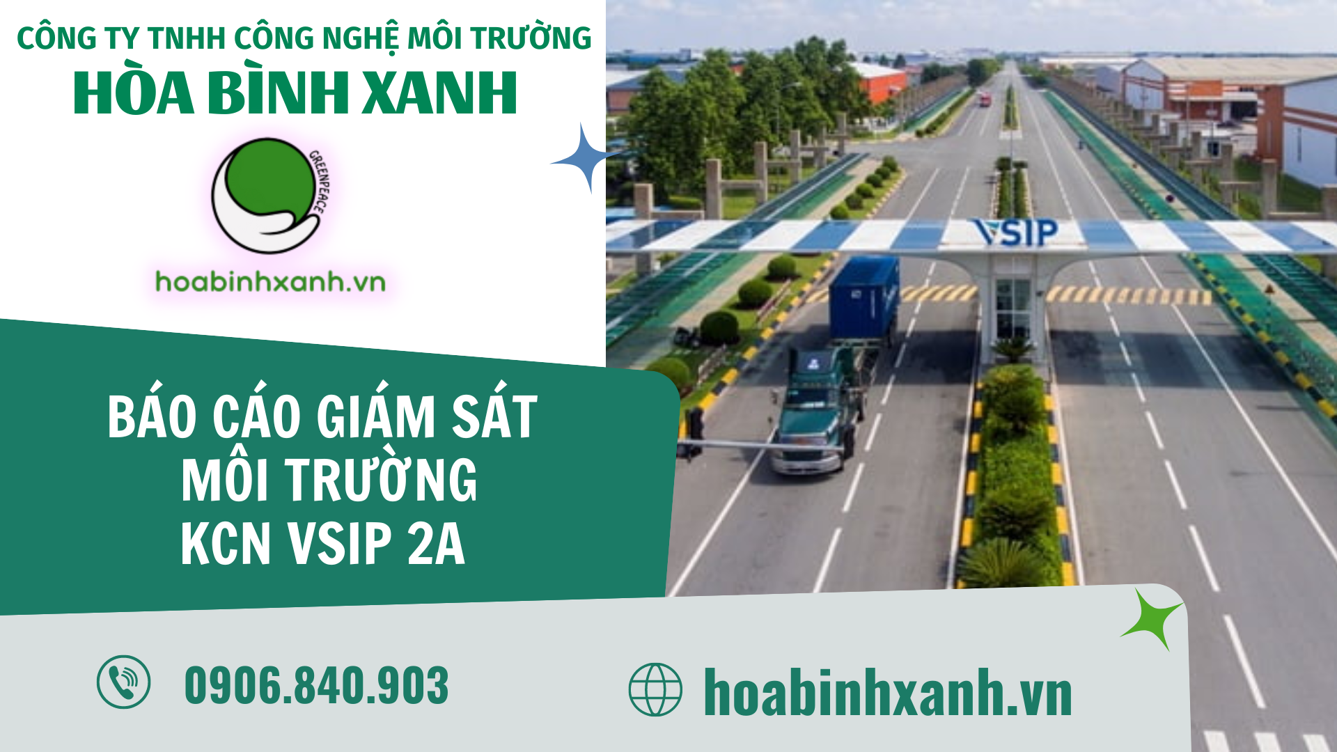 Báo cáo giám sát môi trường KCN VSIP 2A Báo cáo giám sát môi trường KCN VSIP 2A