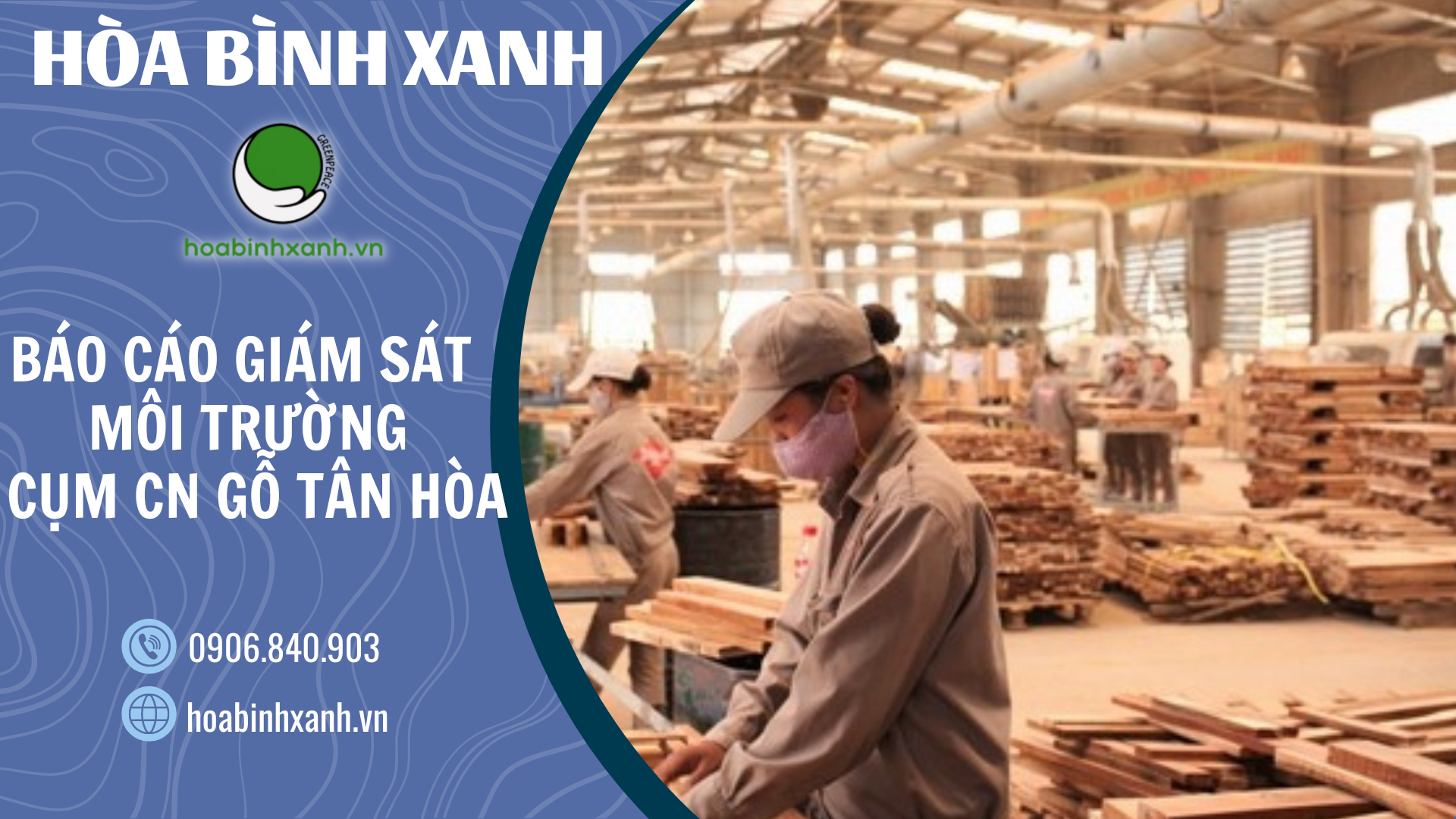 Báo cáo giám sát môi trường Cụm CN gỗ Tân Hòa Báo cáo giám sát môi trường Cụm CN gỗ Tân Hòa