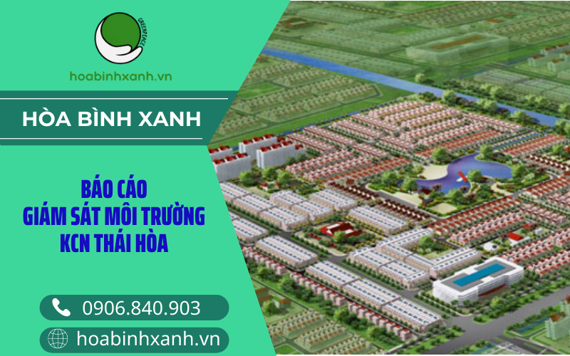 Báo cáo giám sát môi trường KCN Thái Hòa Báo cáo giám sát môi trường KCN Thái Hòa