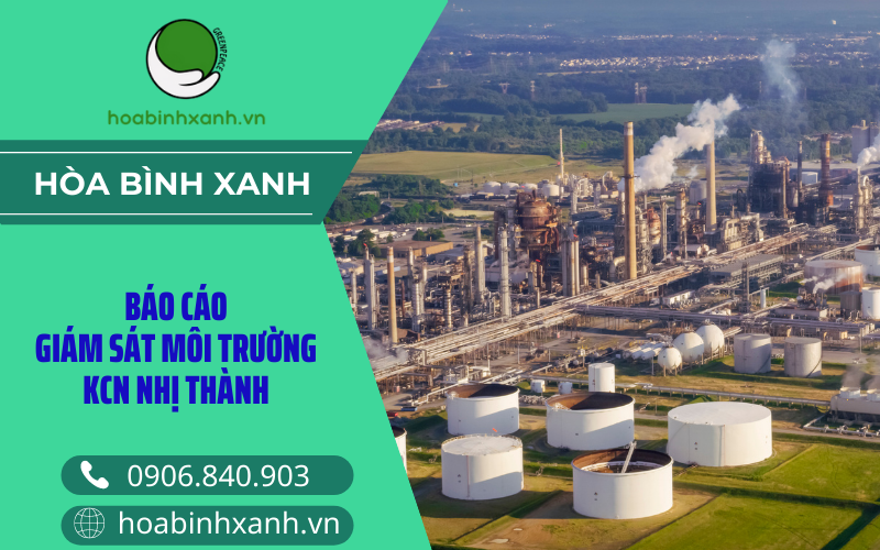 Báo cáo giám sát môi trường KCN Nhị Thành Báo cáo giám sát môi trường KCN Nhị Thành