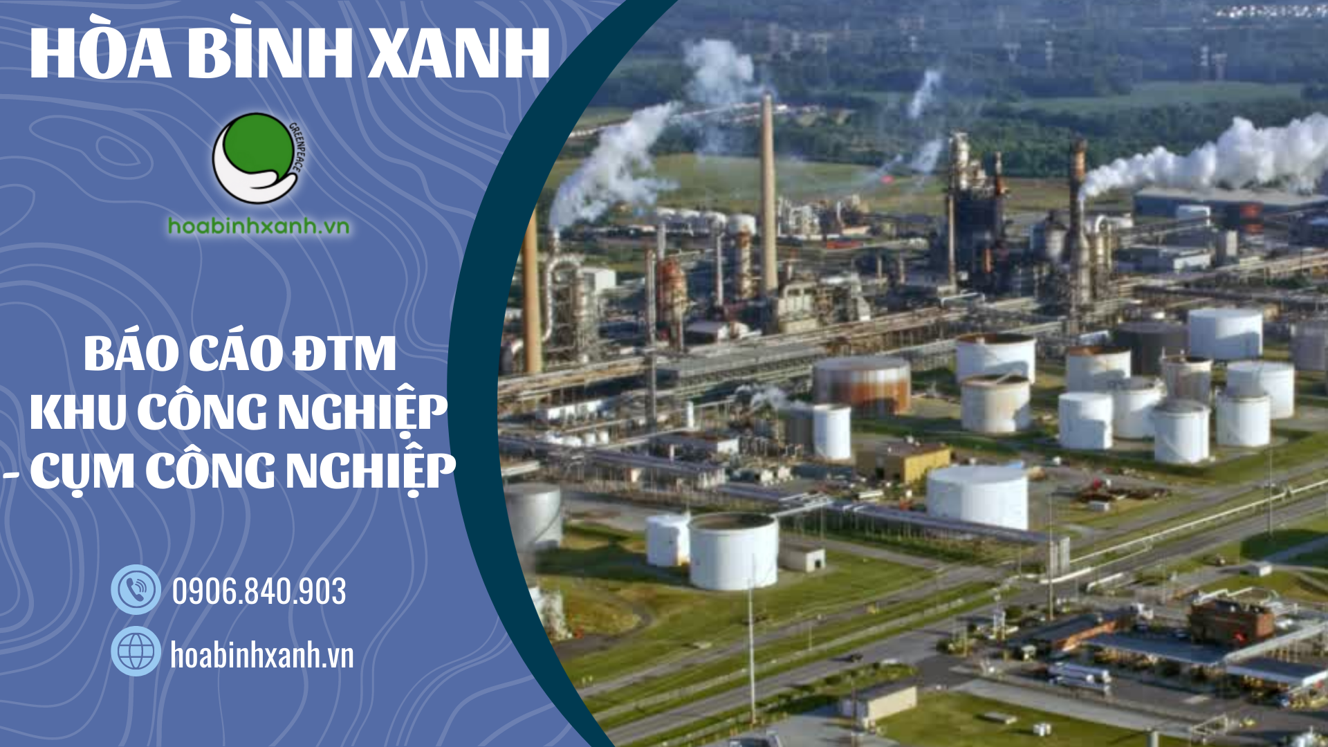 Báo cáo ĐTM khu công nghiệp - cụm công nghiệp Báo cáo ĐTM khu công nghiệp - cụm công nghiệp