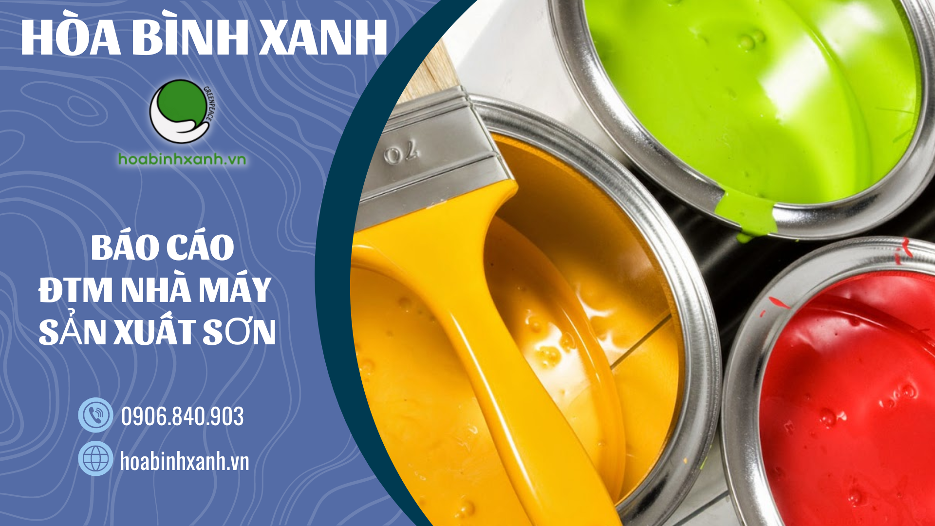 Báo cáo ĐTM nhà máy sản xuất sơn Báo cáo ĐTM nhà máy sản xuất sơn