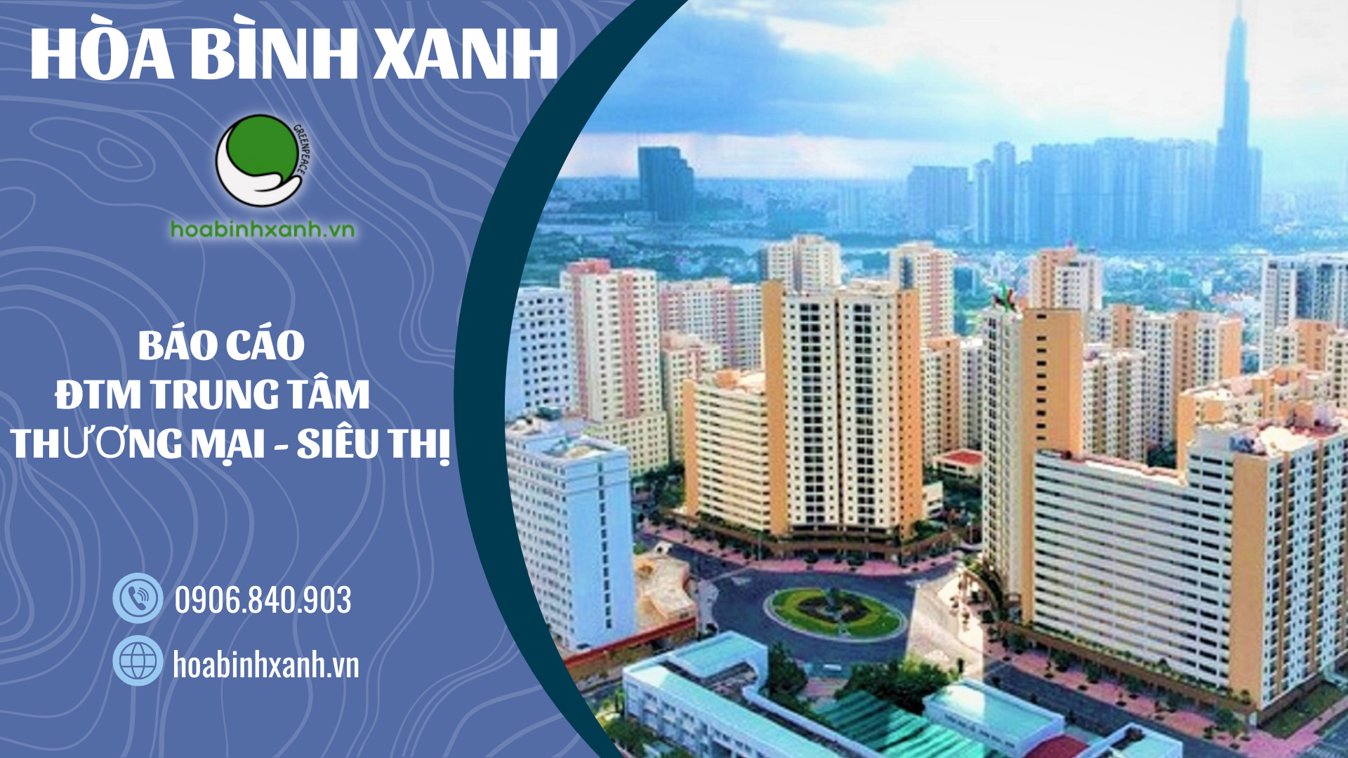Báo cáo ĐTM trung tâm thương mại - siêu thị Báo cáo ĐTM trung tâm thương mại - siêu thị
