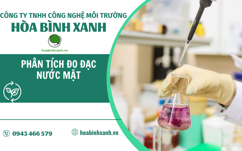 Phân tích đo đạc nước mặt
