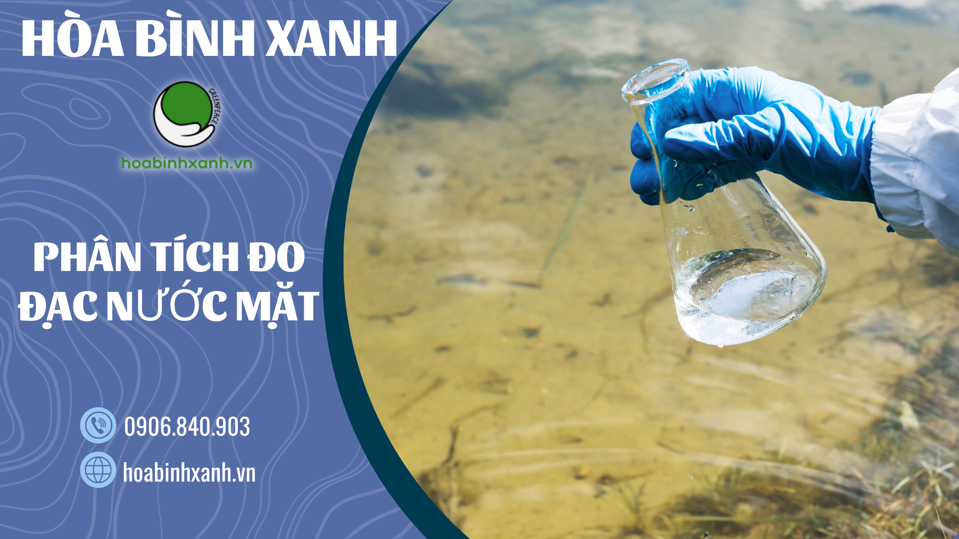 Phân tích đo đạc nước mặt Phân tích đo đạc nước mặt