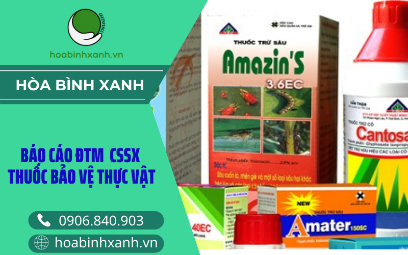 Báo cáo ĐTM cssx thuốc bảo vệ thực vật