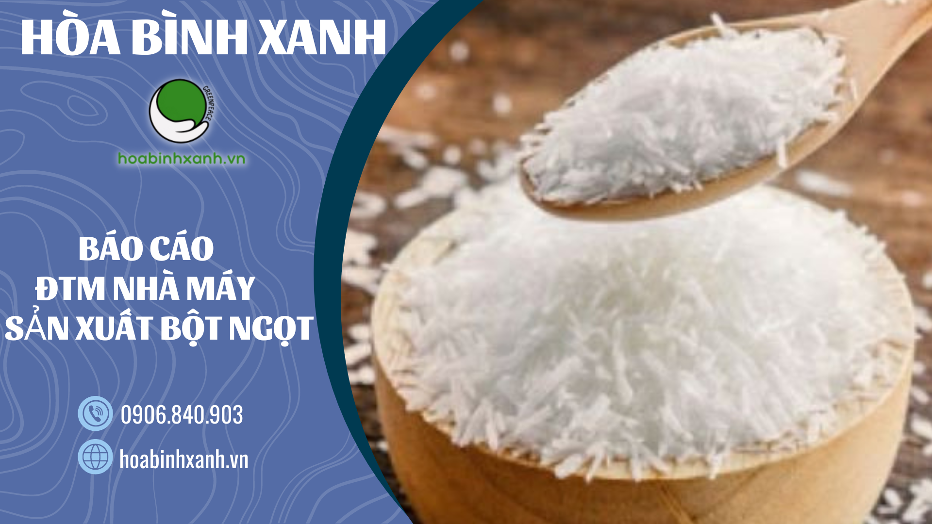 Báo cáo ĐTM nhà máy sản xuất bột ngọt Báo cáo ĐTM nhà máy sản xuất bột ngọt