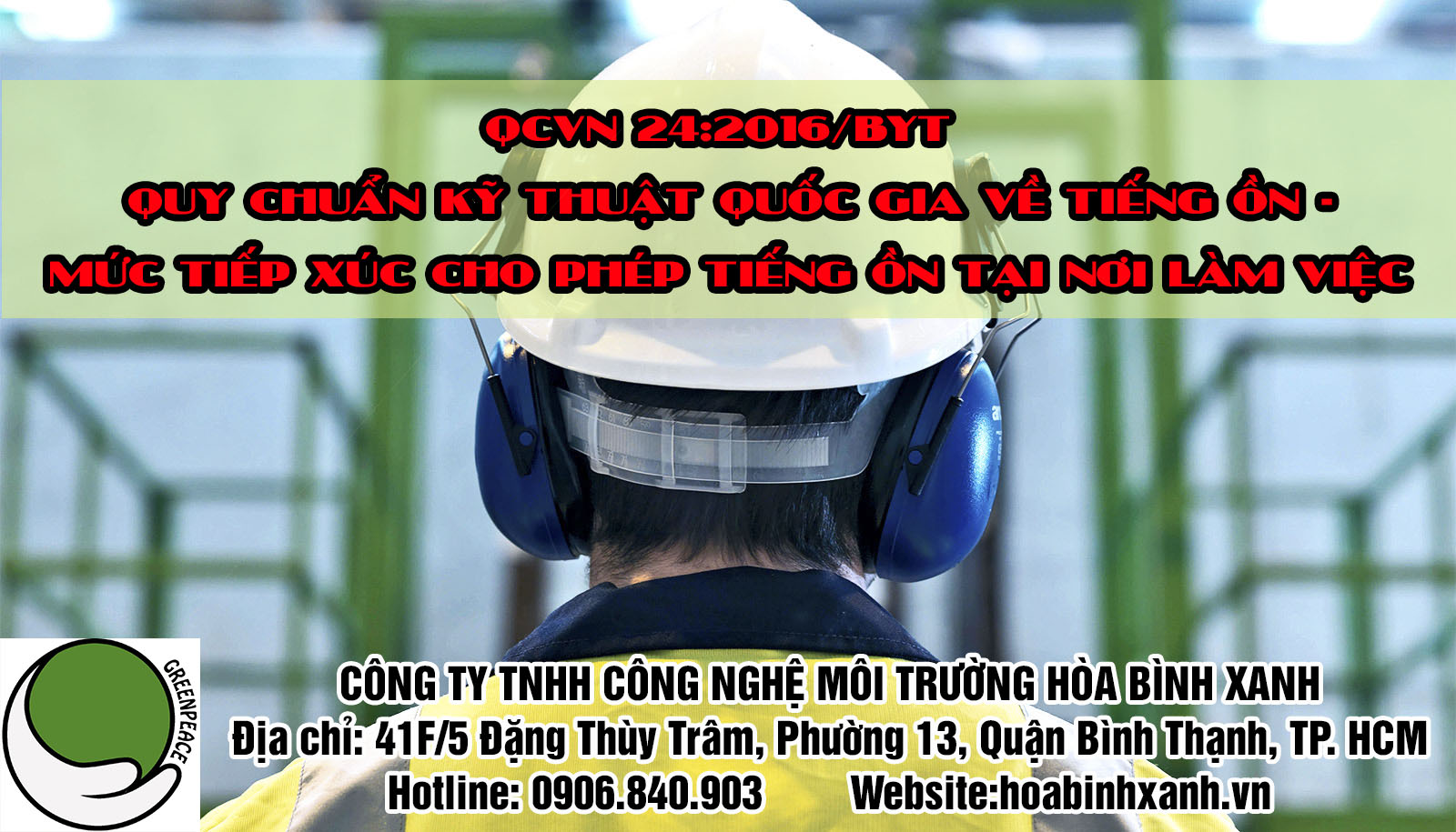 QCVN 24:2016/BYT - Trang bị bảo hộ cá nhân