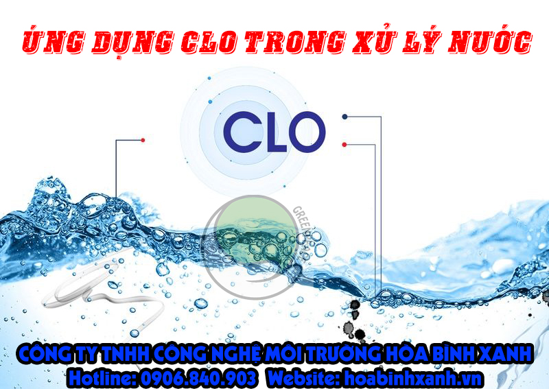 Ứng dụng oxy hóa nâng cao clo trong xử lý nước