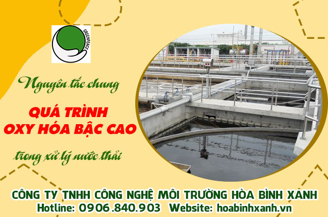 Nguyên tắc chung quá trình oxy hóa bậc cao trong xử lý nước thải