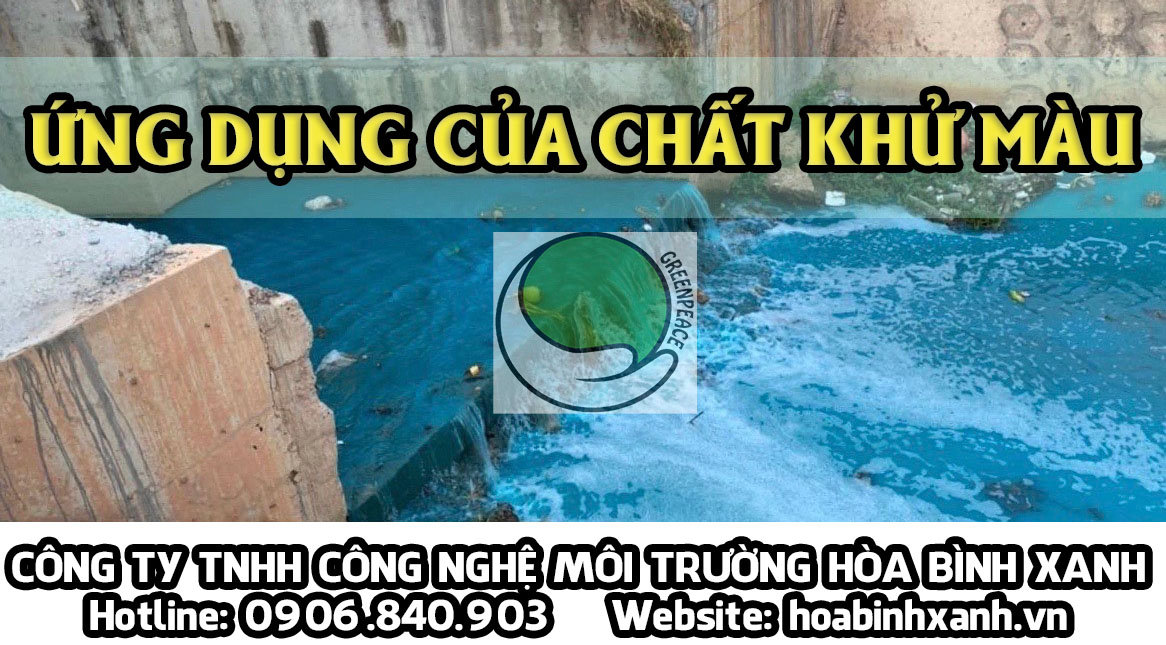 Ứng dụng của chất khử màu