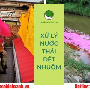 Xử lý nước thải dệt nhuộm