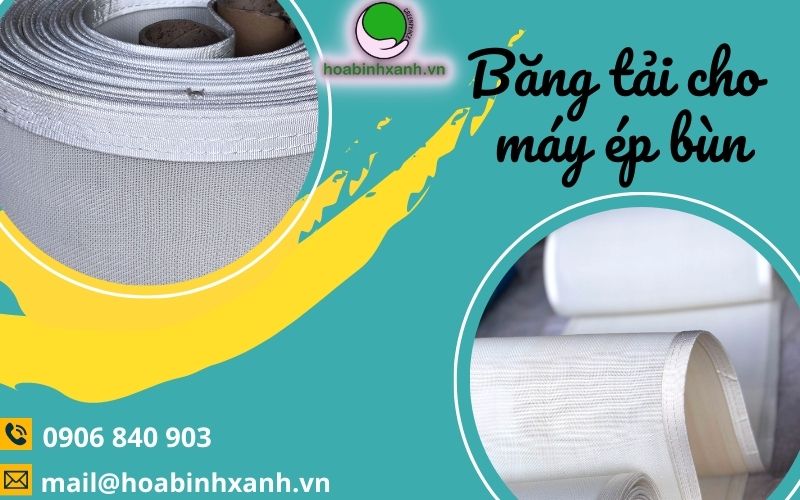 Băng tải máy ép bùn băng tải Băng tải máy ép bùn băng tải