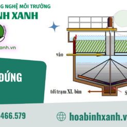 Bể lắng đứng- Hòa Bình Xanh