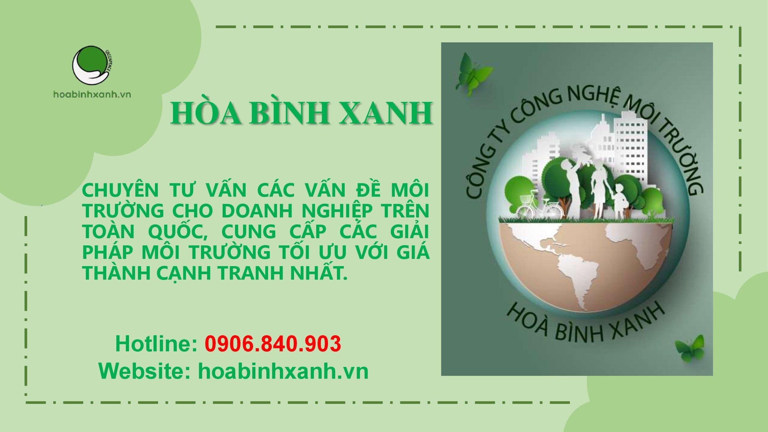 Liên hệ Hòa Bình Xanh