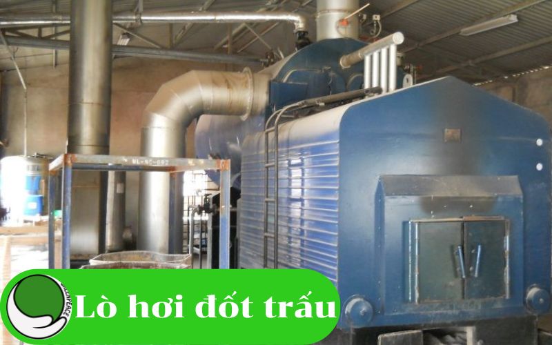 Lò hơi đốt trấu Lò hơi đốt trấu