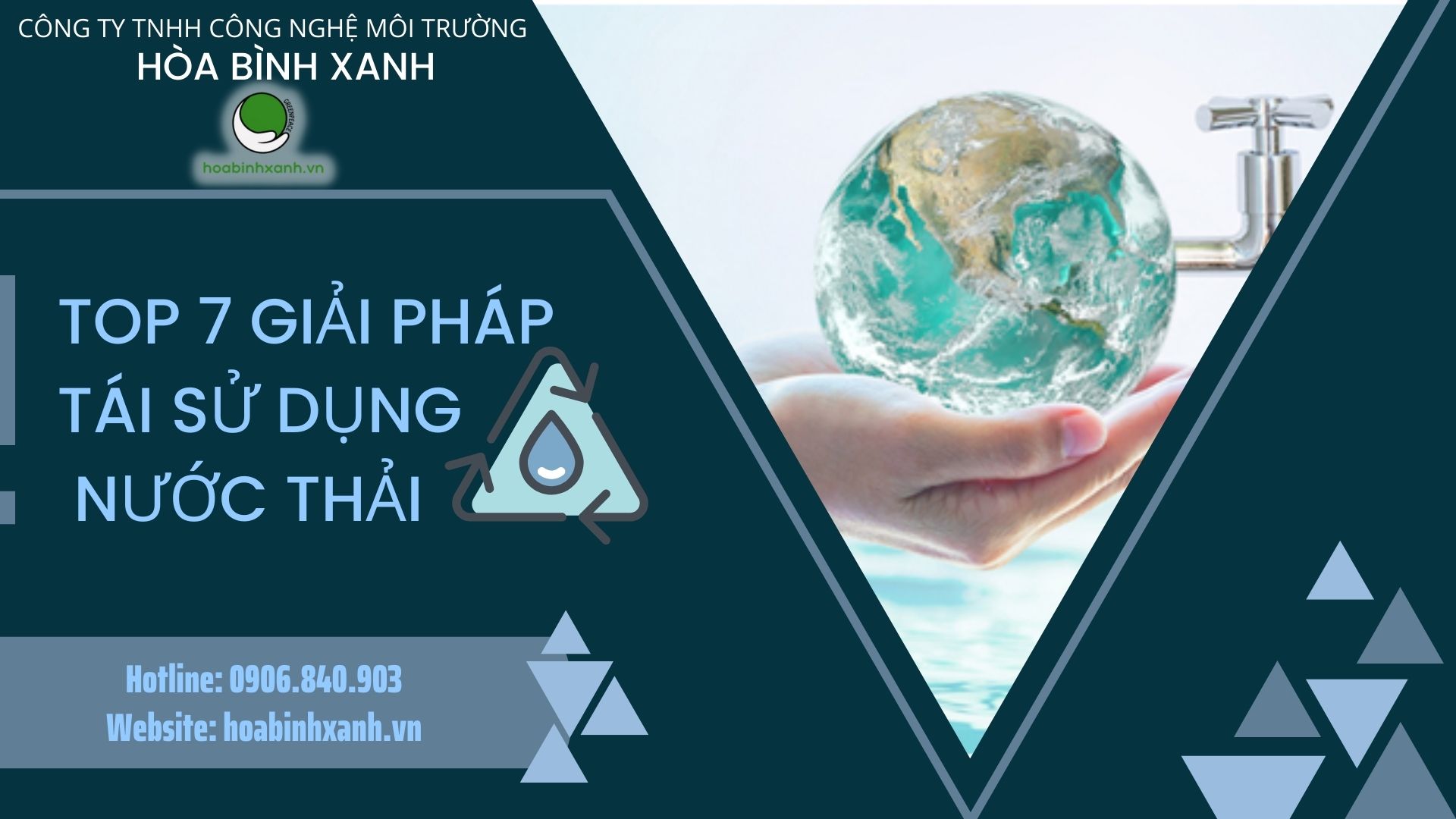 Tái sử dụng nước thải cho nhà máy Tái sử dụng nước thải cho nhà máy