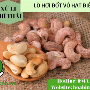 Xử lý khí thải cho lò hơi đốt vỏ hạt điều