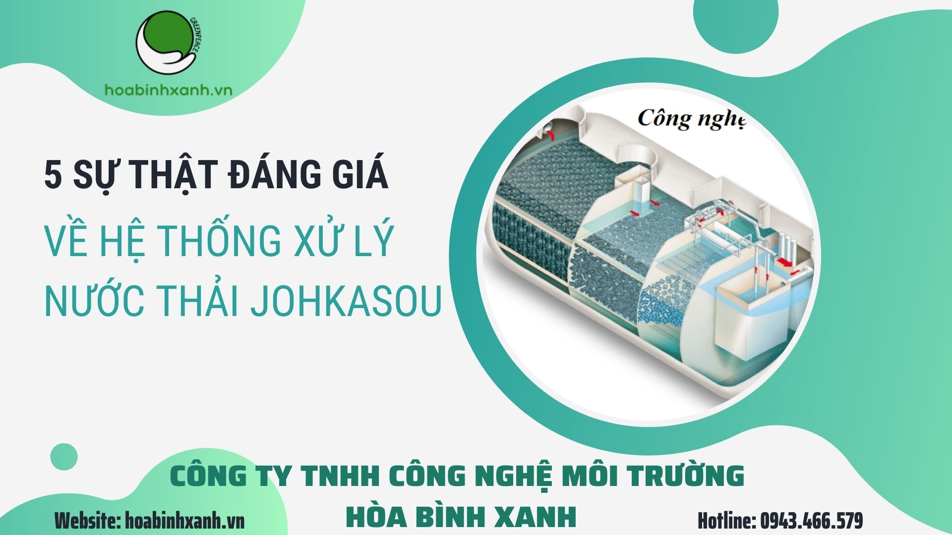 5 SỰ THẬT ĐÁNG GIÁ VỀ HỆ THỐNG XỬ LÝ NƯỚC THẢI JOHKASOU MÀ BẠN CẦN BIẾT