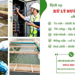 Thi công thiết kế hệ thống xử lý nước thải công nghiệp - Hoà Bình Xanh