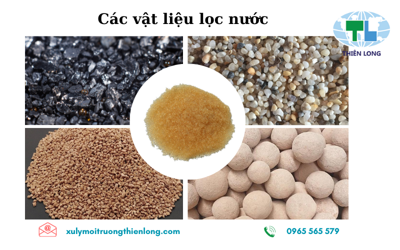 Các vật liệu lọc nước công nghiệp