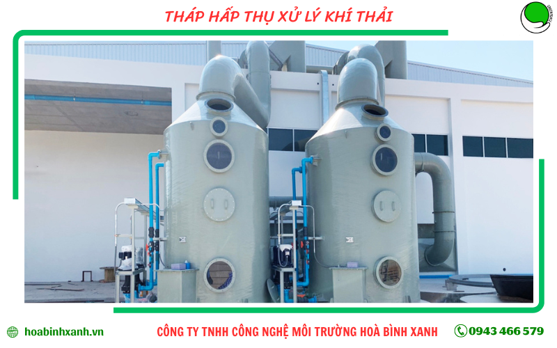 Tháp hấp thụ xử lý khí thải Tháp hấp thụ xử lý khí thải